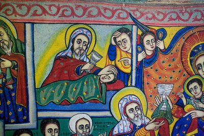 Debre Sina Maryam Church, Gorgora, Lake Tana, Ethiopia, Africa by Unknown